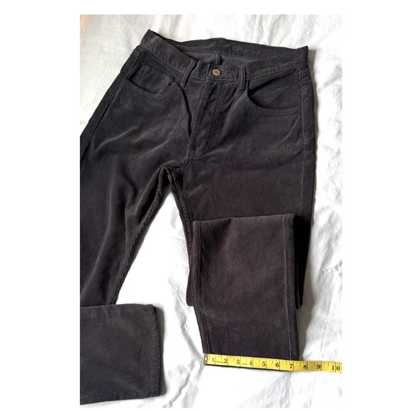 J.Galt Shanghai Men's Corduroy Pants Dark Gray Button Fly Sz S Youth Inseam 31” - Picture 4 of 12